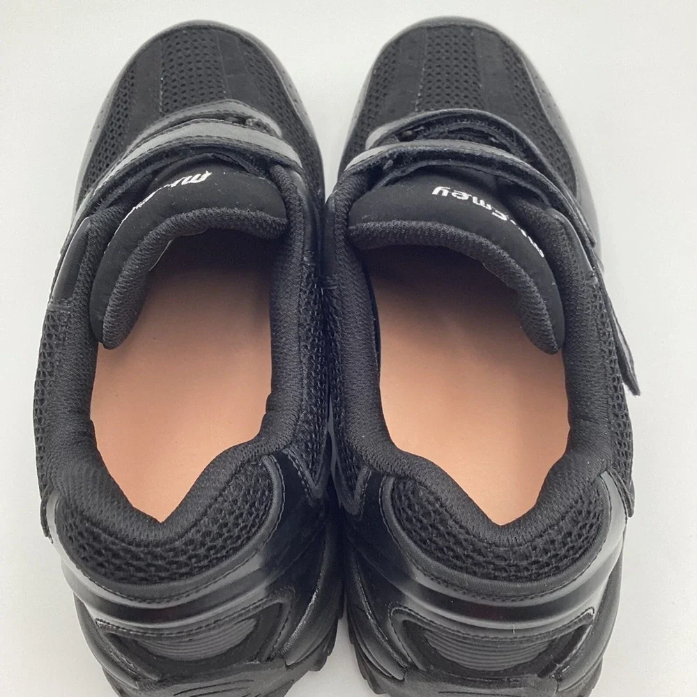 Mt. Emey Mens Black Orthopedic Shoes 9702 11.5 XW Wide Fit Leather Uppers W/ Vel